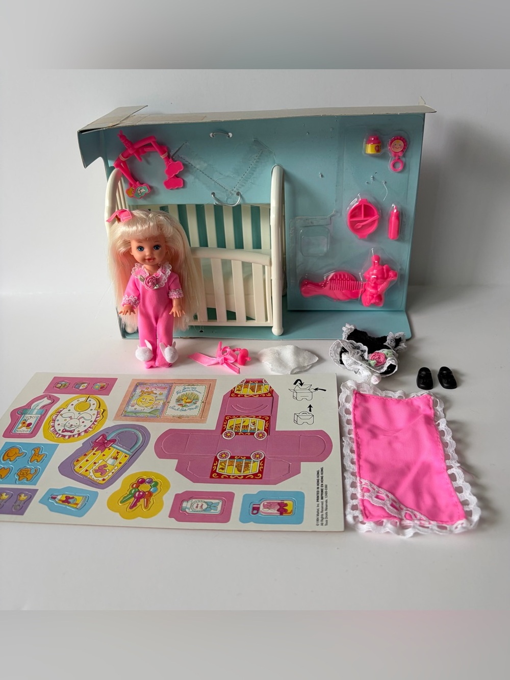 1994 Kelly New Baby Sister of Barbie doll set